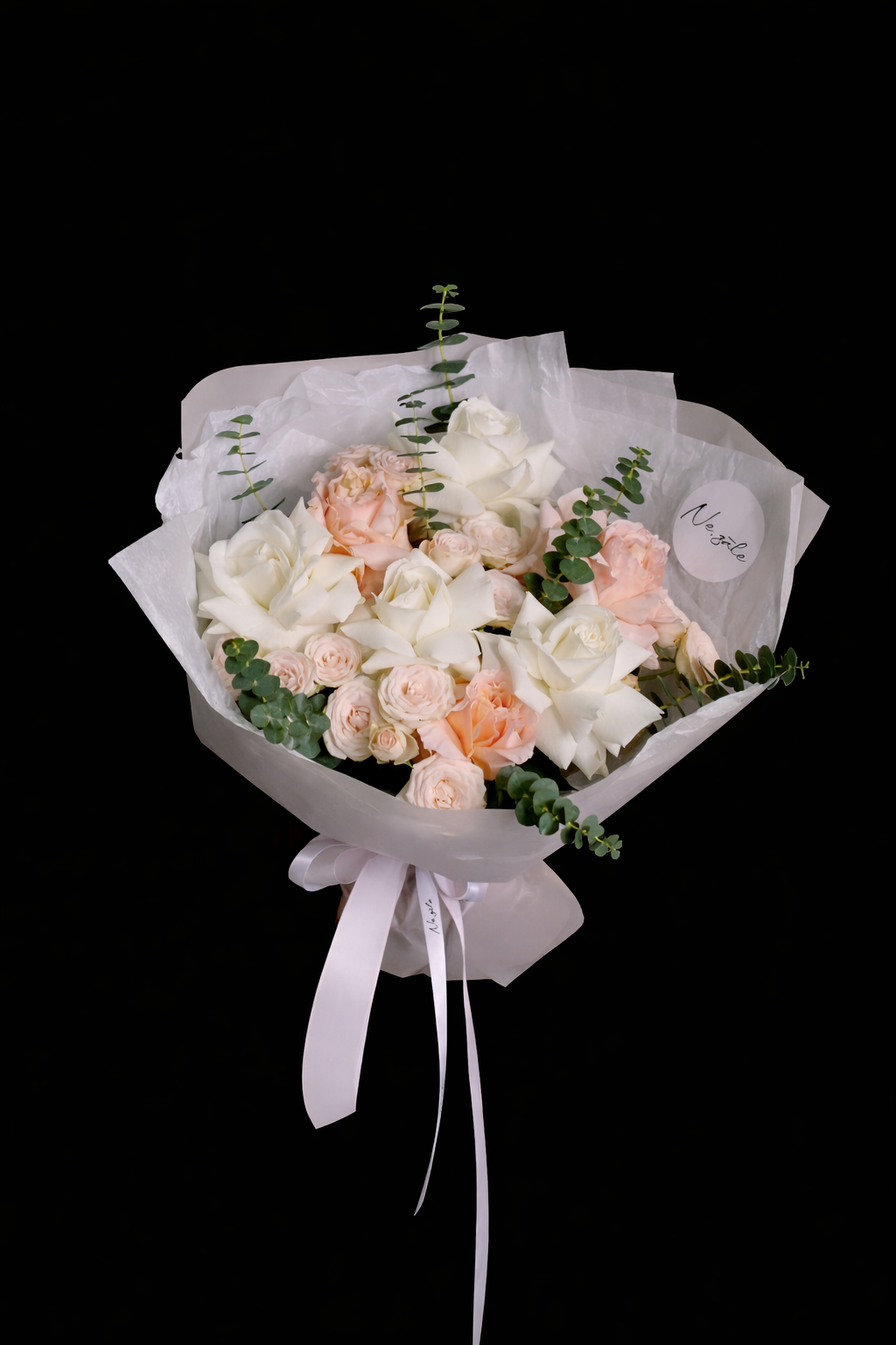 Brīvās Formas Rozā Mix Pušķis