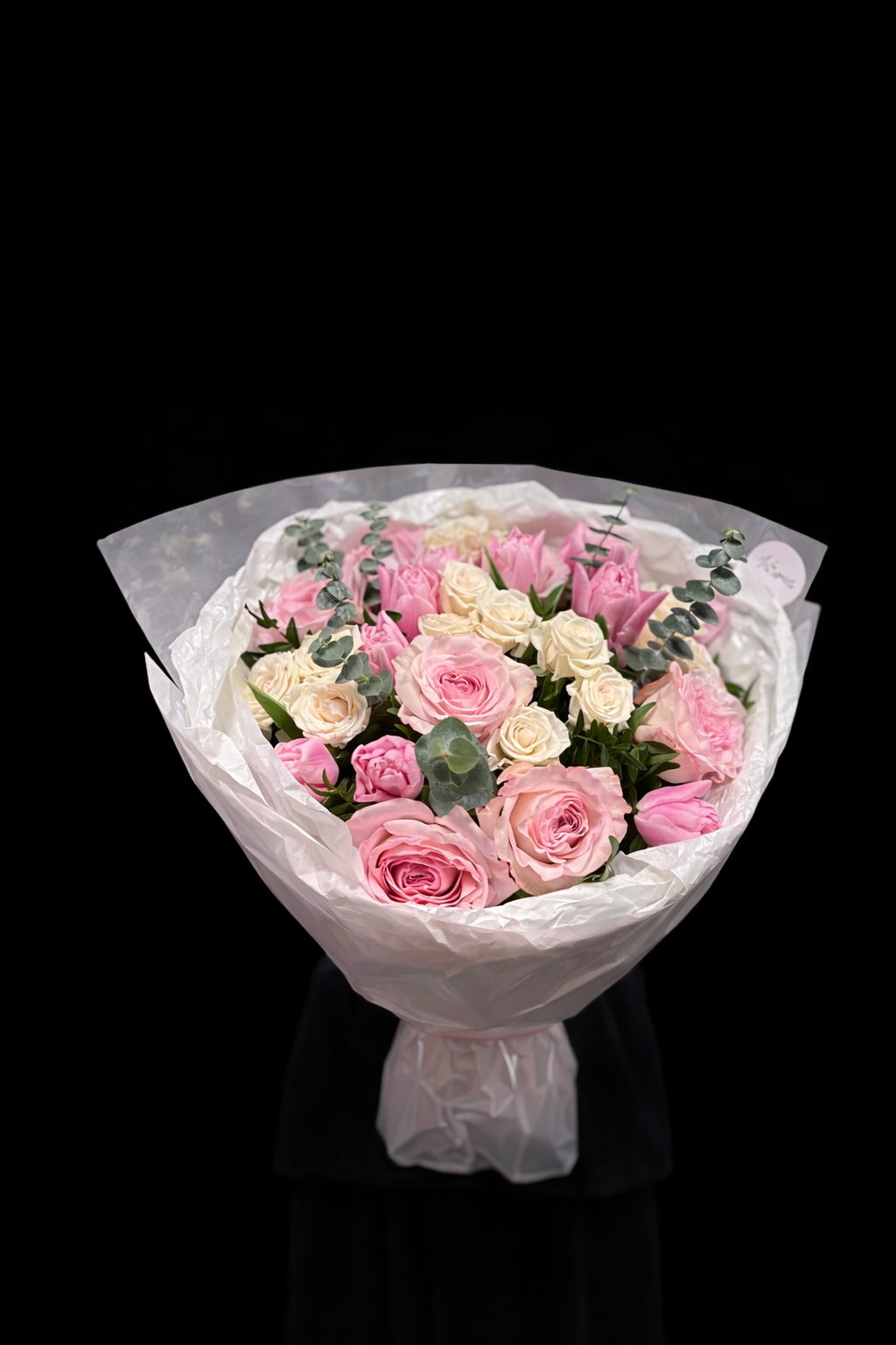 Klasiskas Formas Rozā Mix Pušķis