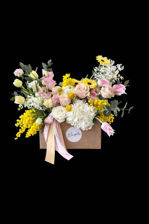 Kastīte pavasara ziedu mix